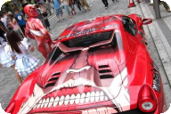 「进击的巨人」BD第1卷发售纪念活动、价值约4000万日元的法拉利458痛车